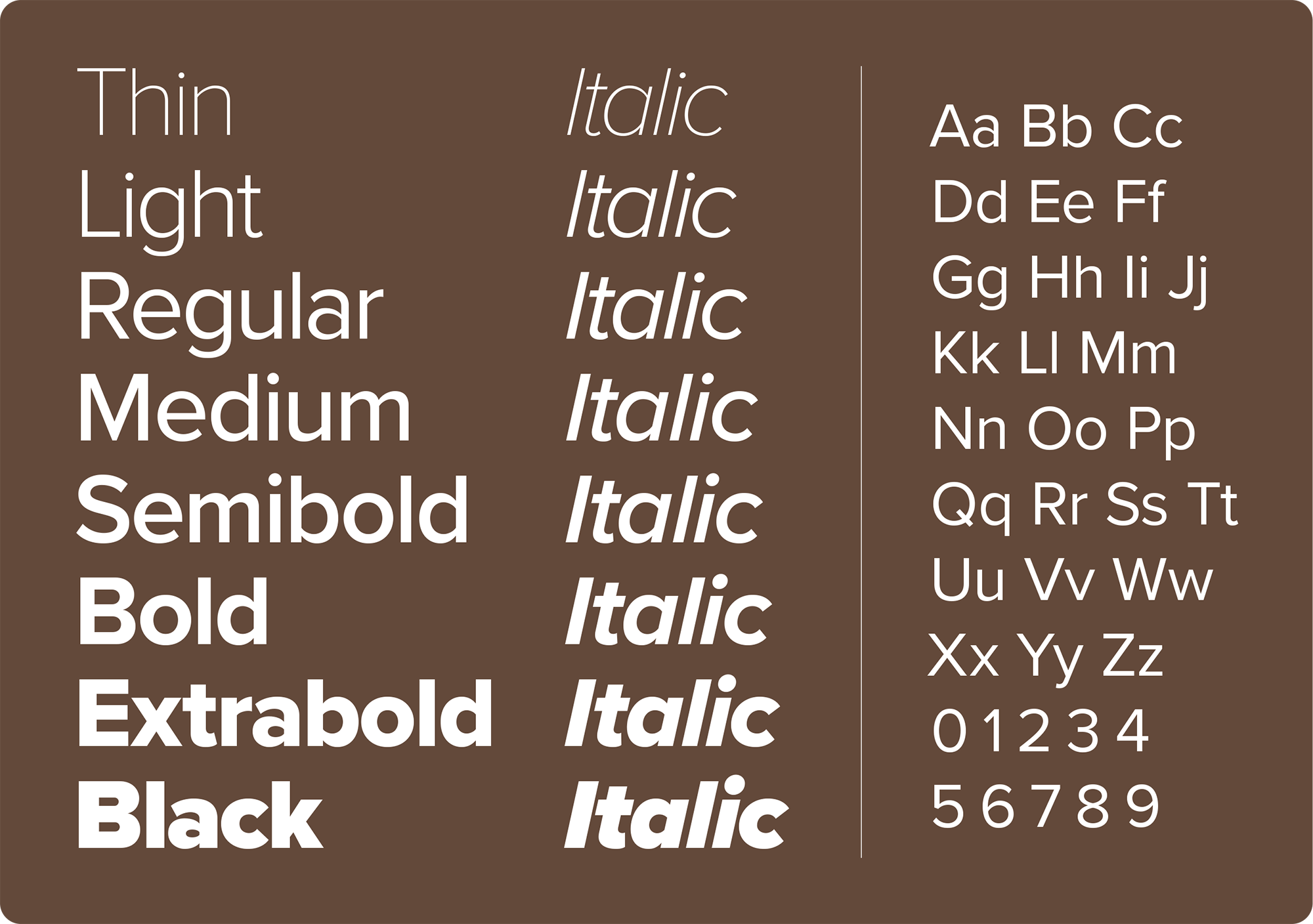 Proxima Nova Font Family
