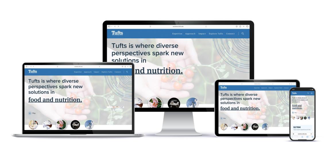 Tufts Solutions Website